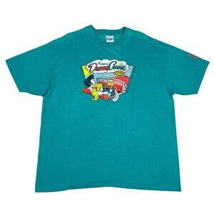 Vintage 1998 Woodward Dream Cruise Shirt Teal Classic Car Hanes USA 2XL